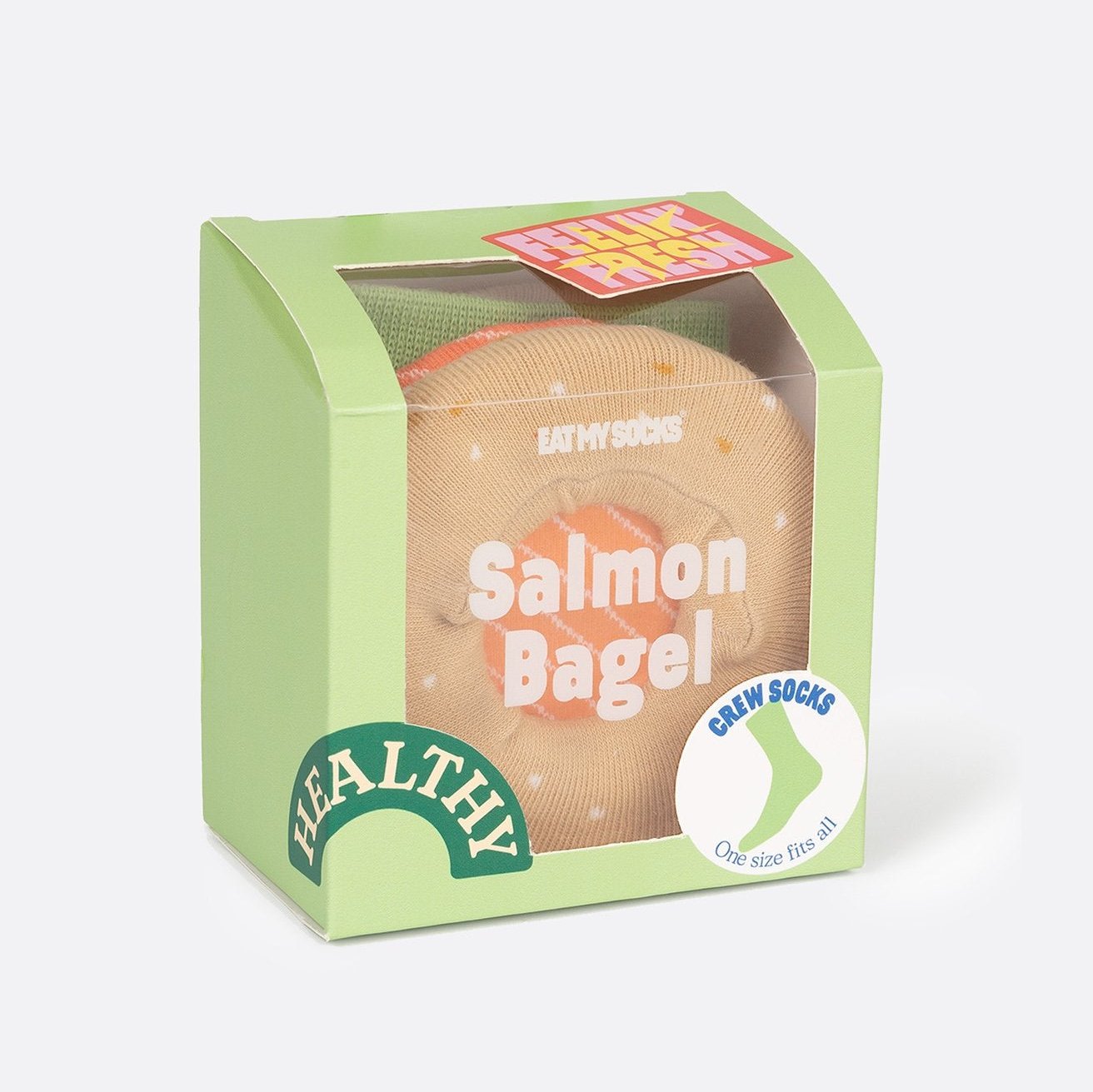 Socks - Salmon Bagel