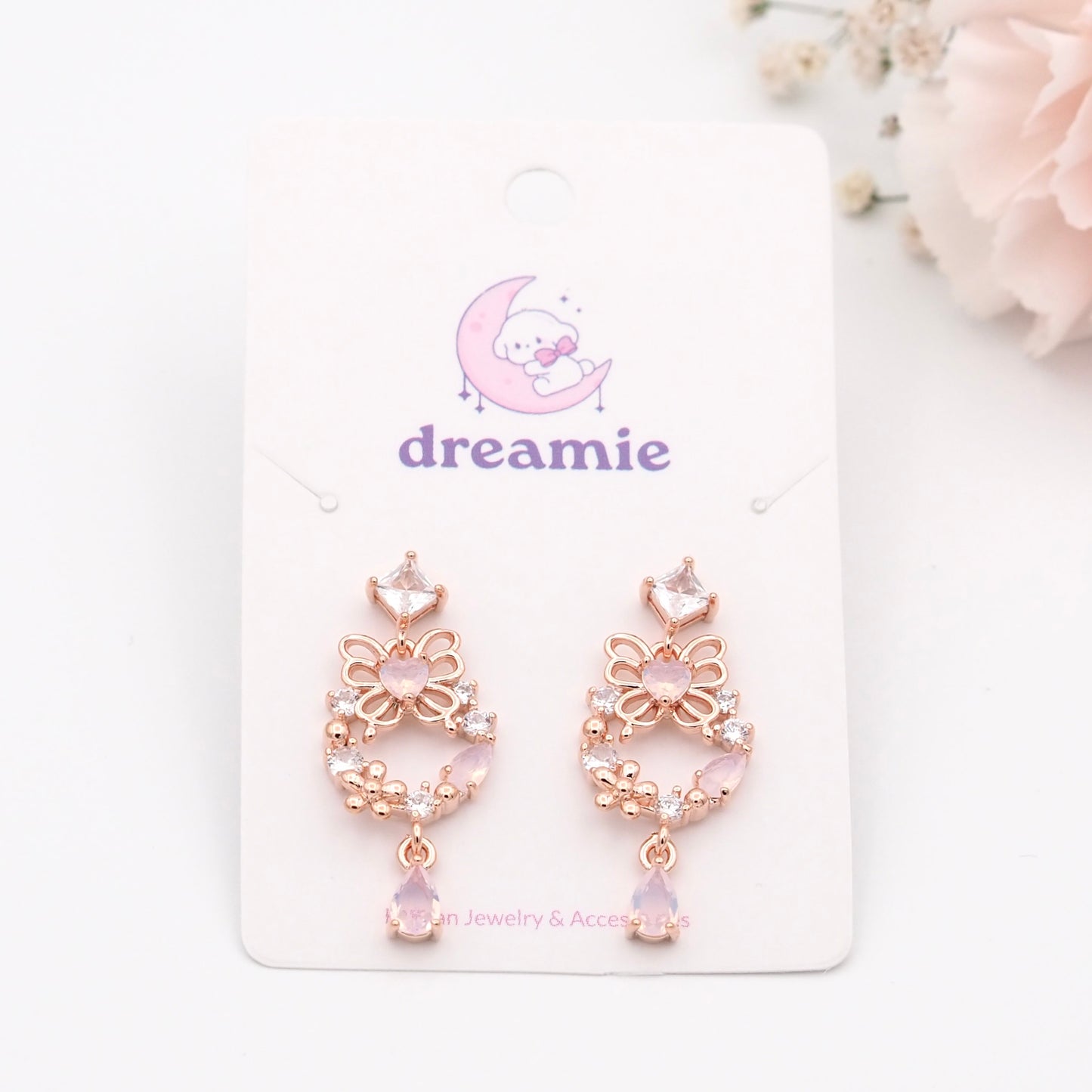 Cherry Flutter Drop Earrings