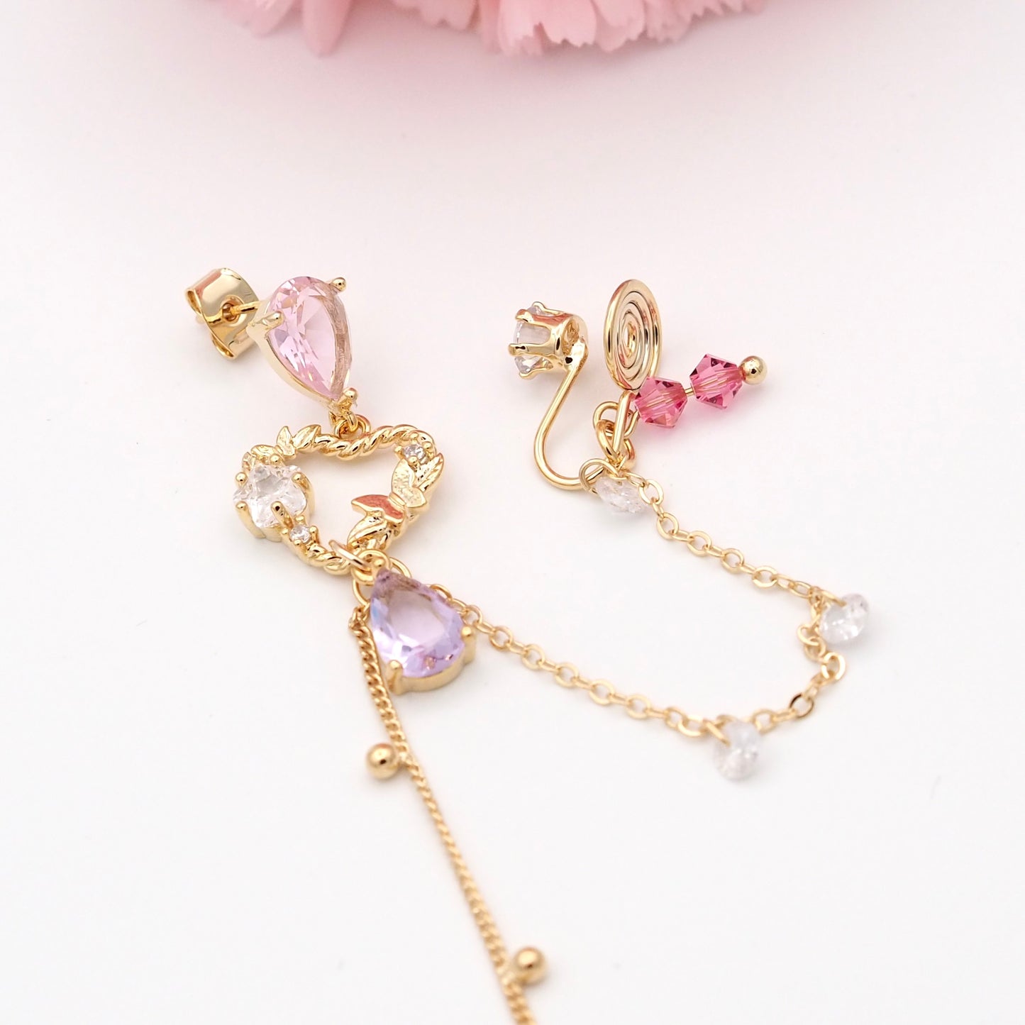 Dream Heart Spark Ear Cuff