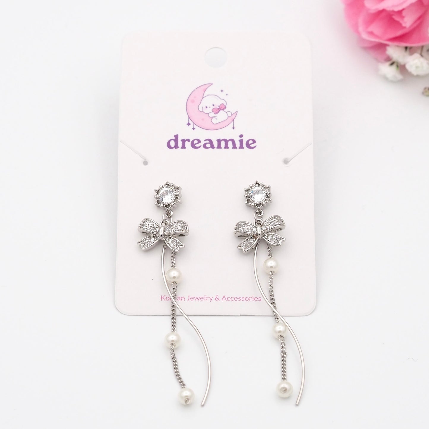 Twilight Ribbon Drop Earrings