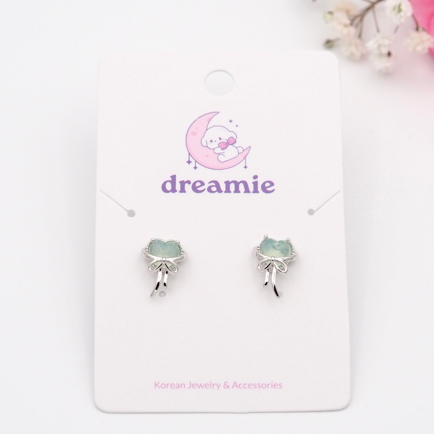 Mint Petit Amour Earrings