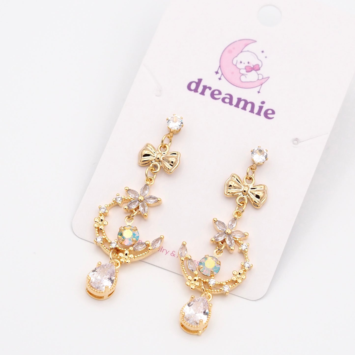 Dream Bow Glow Earrings
