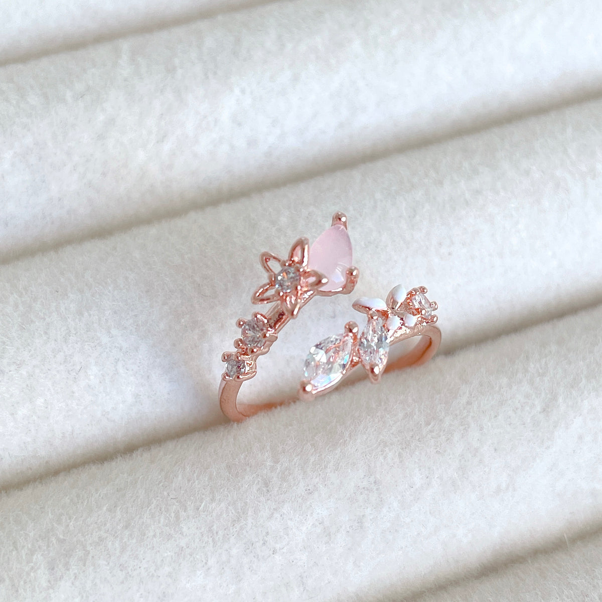 Floral Sparkle Ring