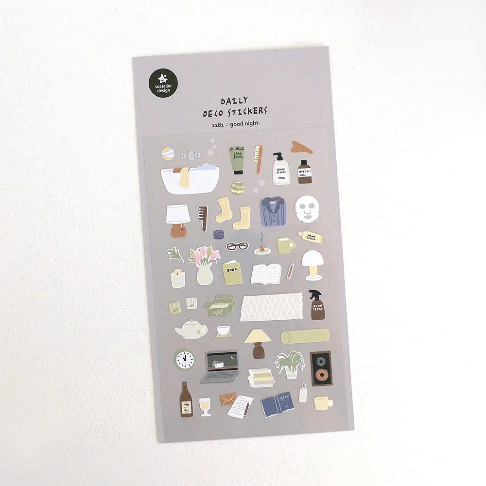 Suatelier stickers - good night