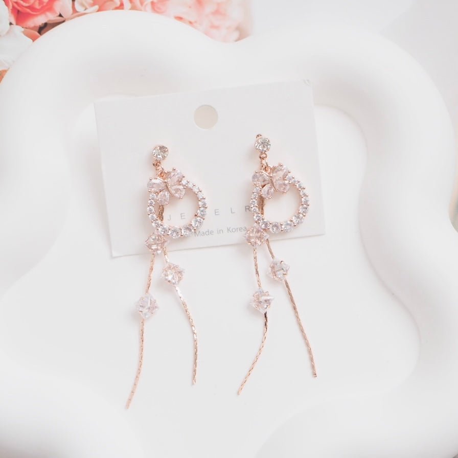 Butterfly Shine Drop Earrings - Dreamie - Earrings
