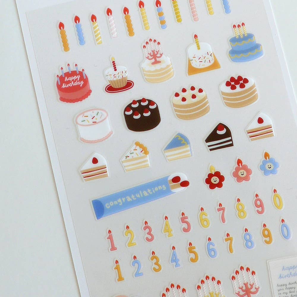 Suatelier stickers - Cake is Here!