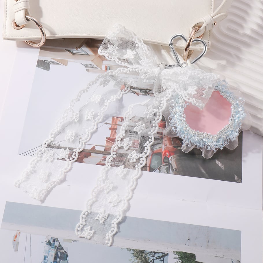 Bow Storage Box Bag Charm