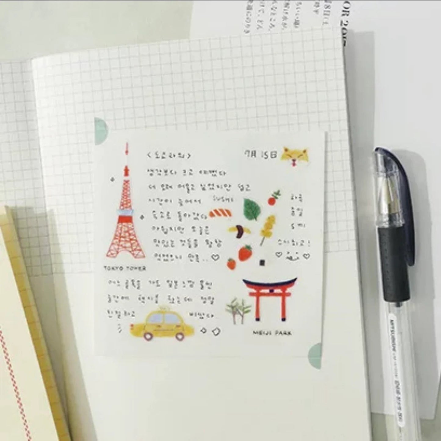 Suatelier stickers - daily Tokyo