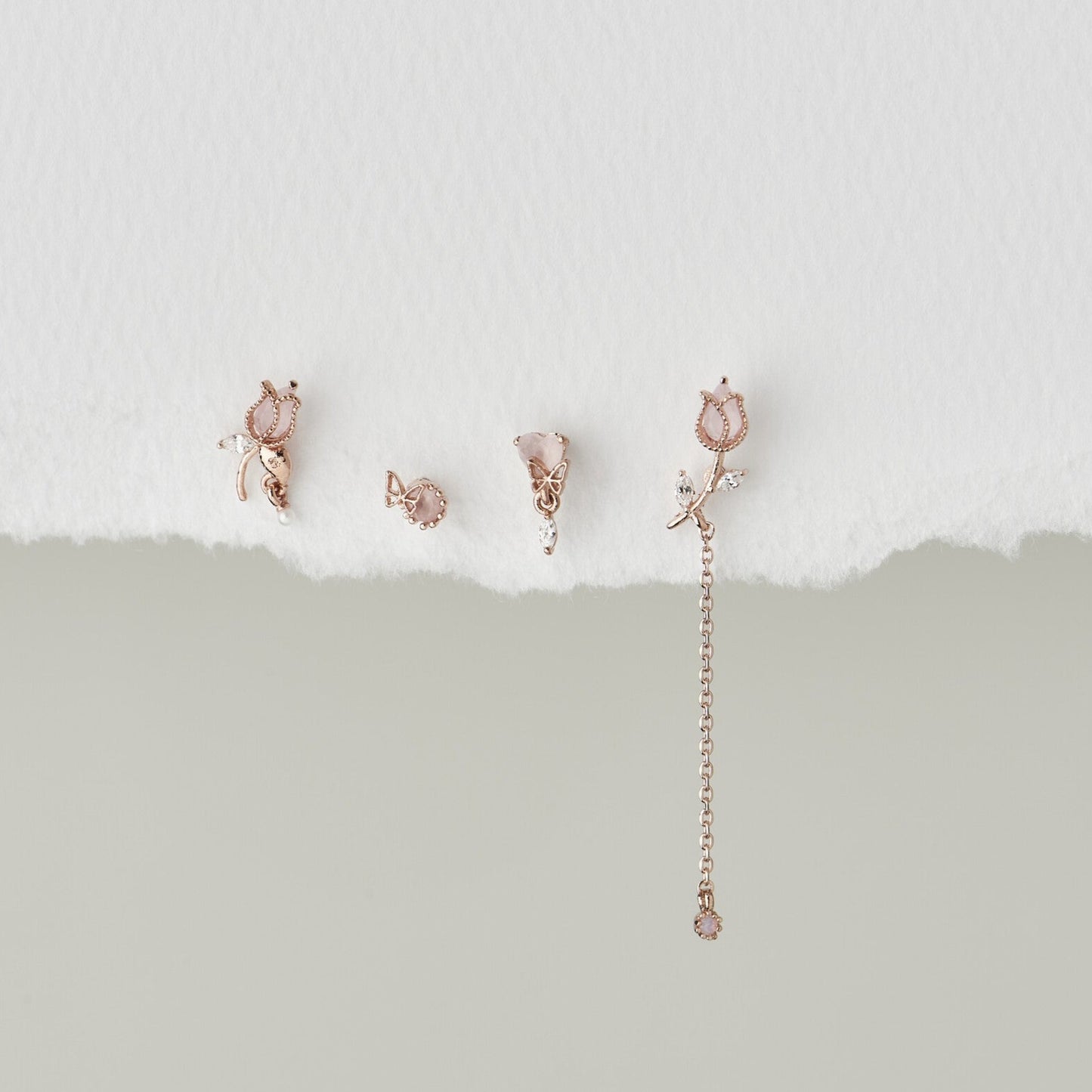 Rosy Love Piercing Set