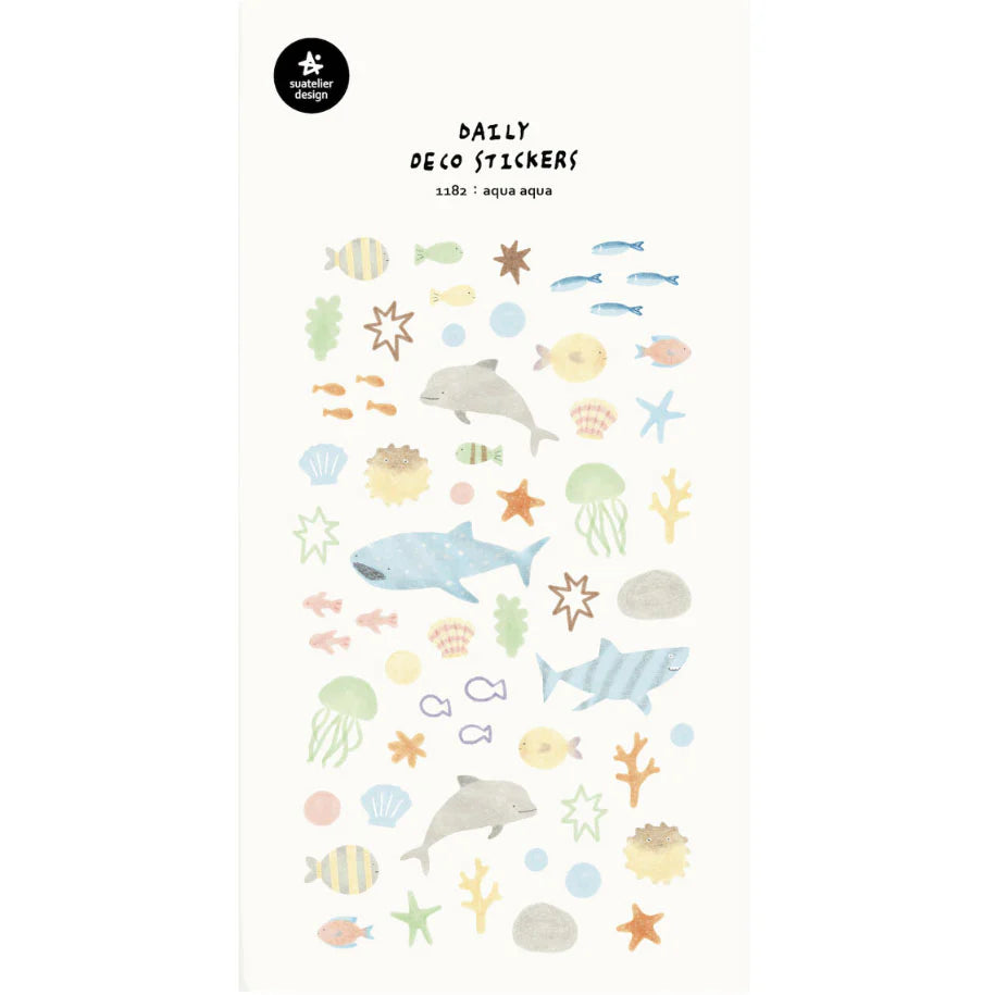 Suatelier stickers - aqua aqua