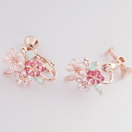 Garden of Sakura Clip-on Earrings