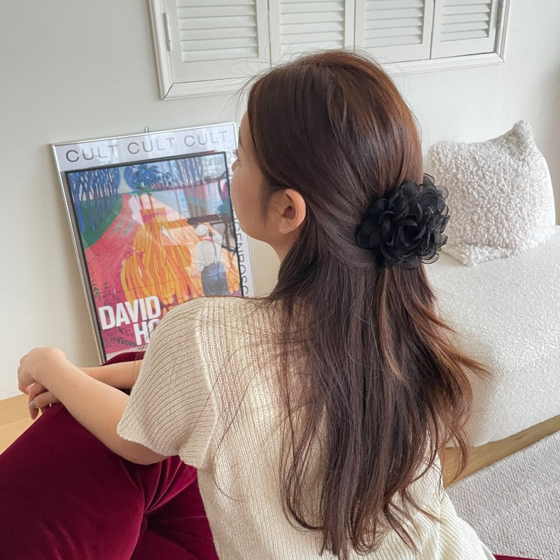 Organza Flower Hair Clip