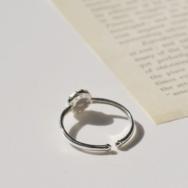 925 Silver Rose Quartz Elegance Ring