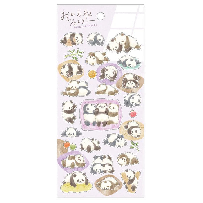 Stickers Ohirune Family Panda