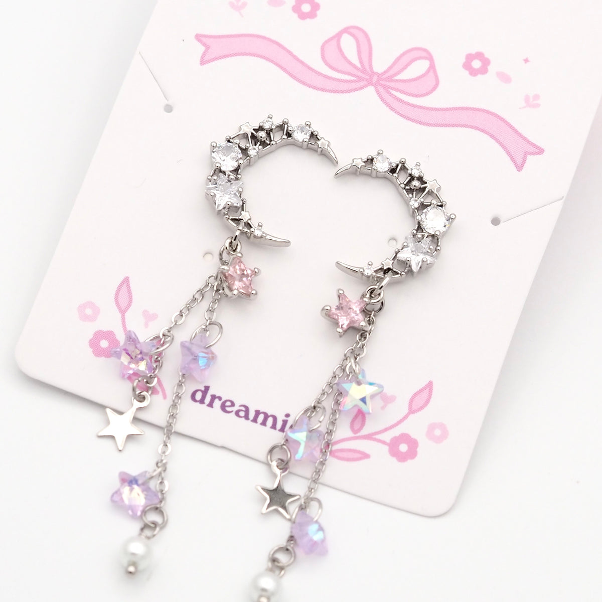 Rosy Starlight Earrings