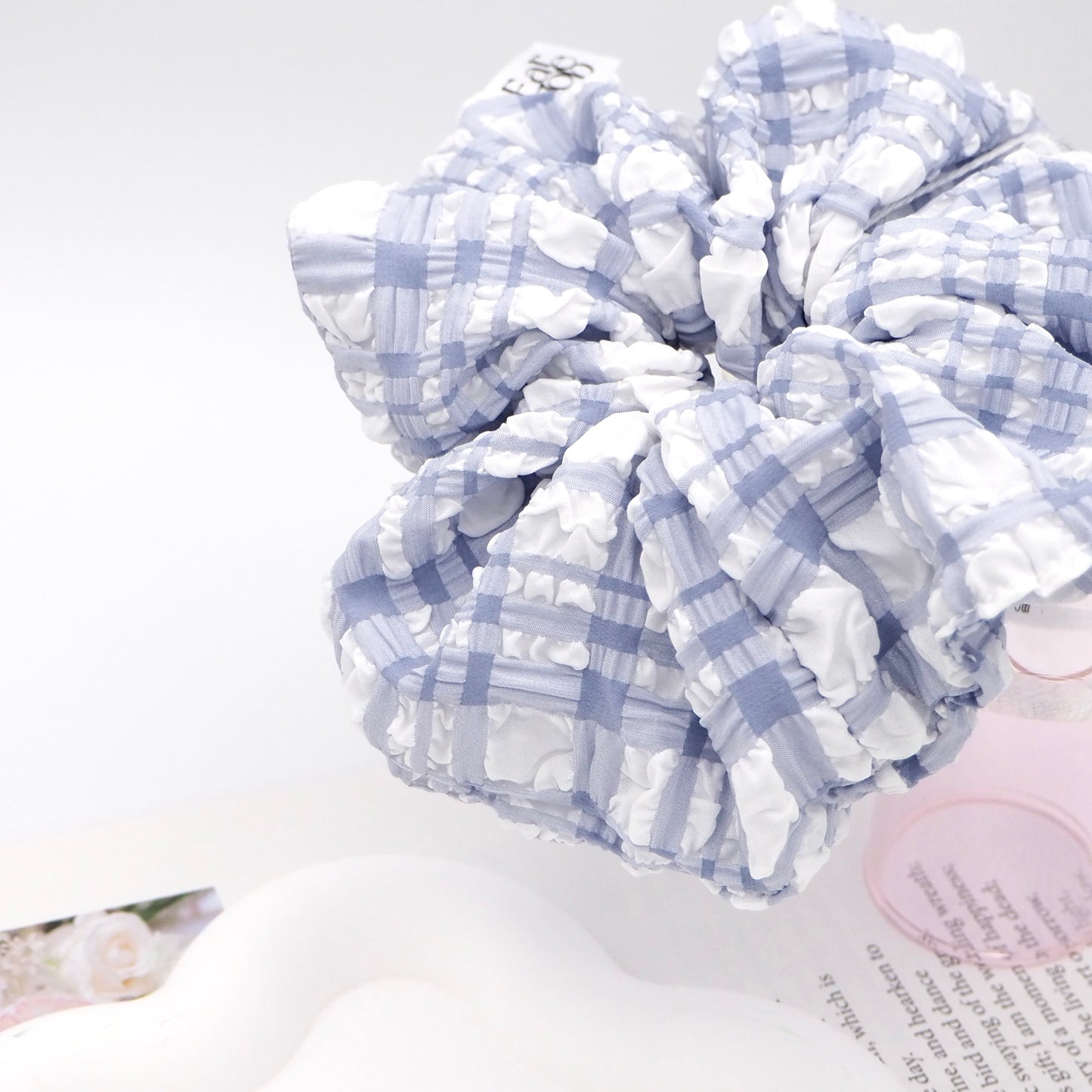 Check Cloud Scrunchie