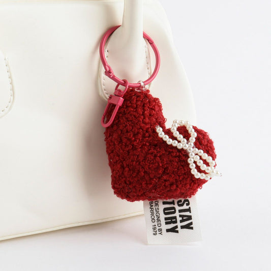 Crimson Love Charm Keyring