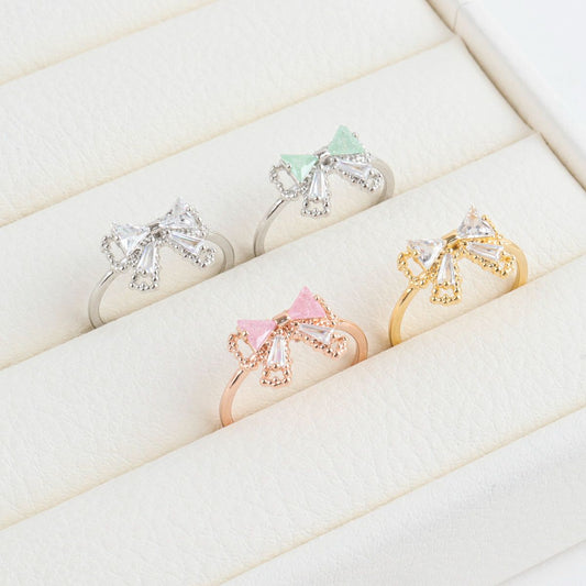 Sparkling Ribbon Ring