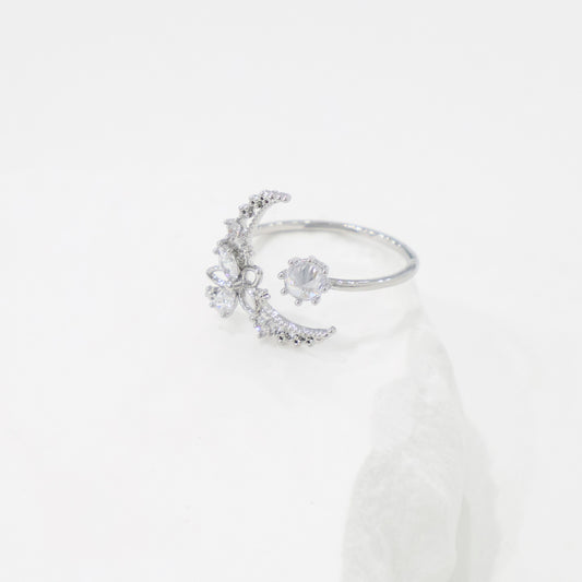Twinkle Moon Ring