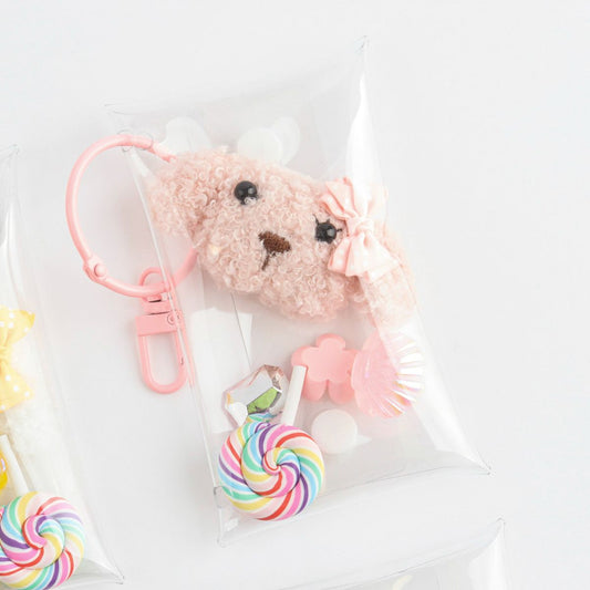 Pink Puppy Candy Bag Keyring