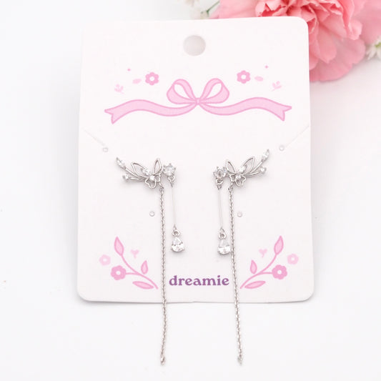 Soft Flutter Drop Earrings