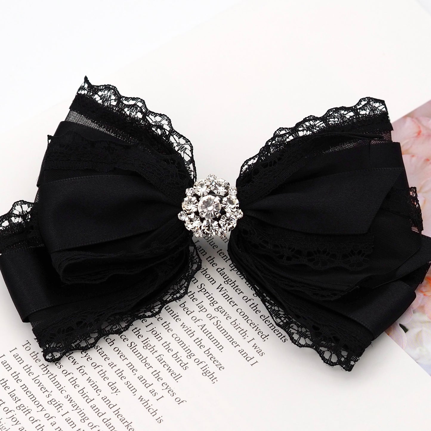 Opaline Satin Hair Clip