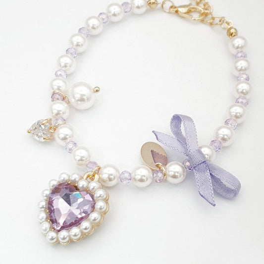 Pearl Glow in Lavender Bracelet