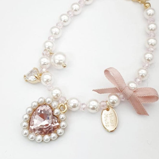 Pearl Heart Glow Bracelet