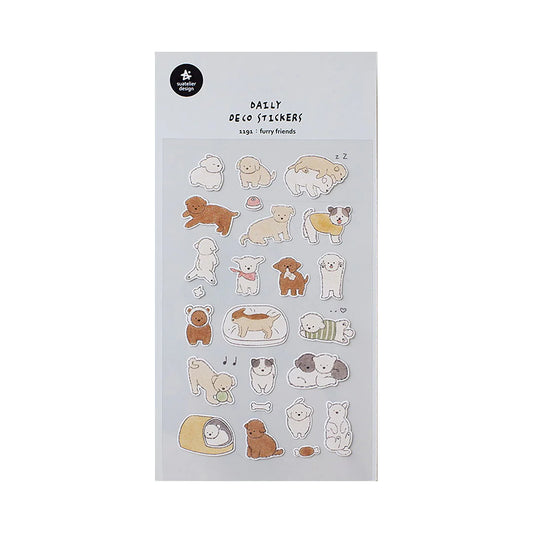 Suatelier stickers - furry friends