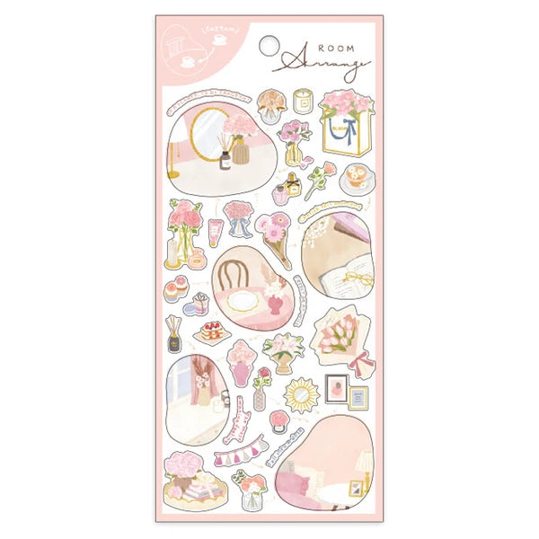 Room Flower Arrangement Stickers