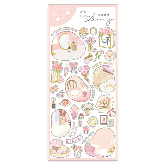 Room Flower Arrangement Stickers