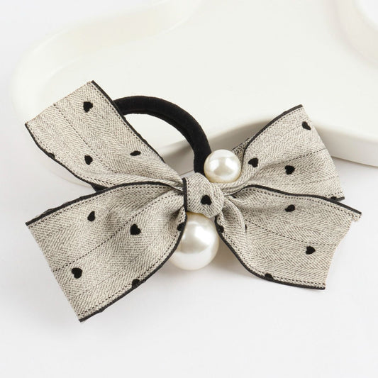 Hearty Ribbon Hair Tie