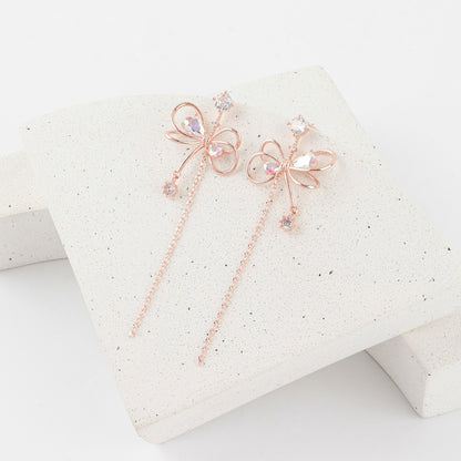 Ribbon Drops Earrings