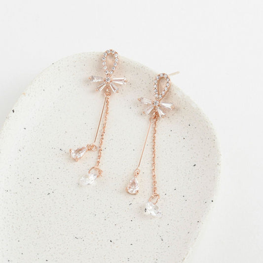 Glimmering Grace Drop Earrings