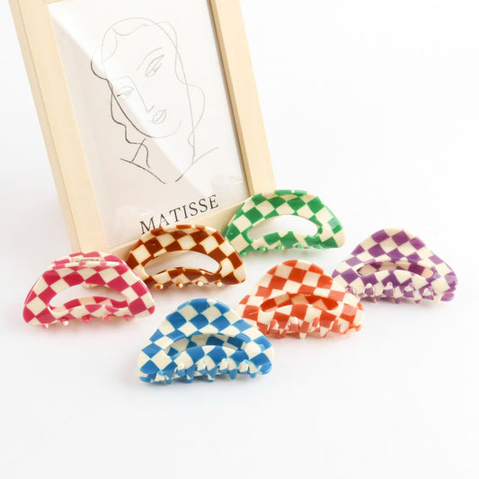 Candy Check Hair Claw