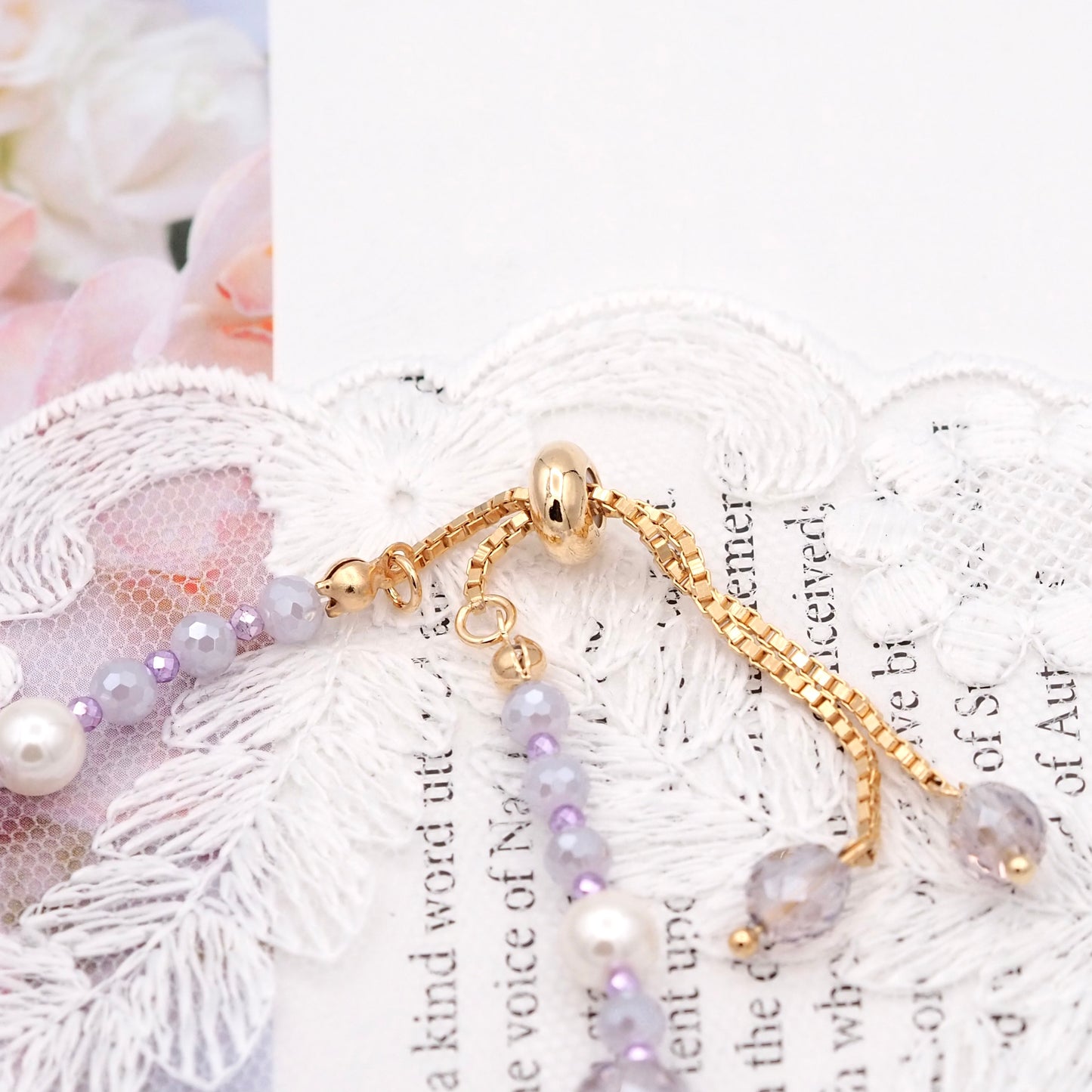 Wrapped in Love Bracelet - Purple
