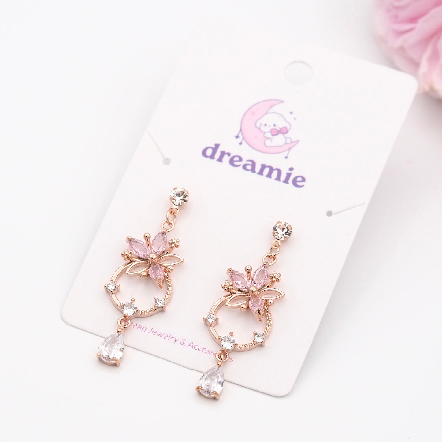 Glass Blossom Earrings