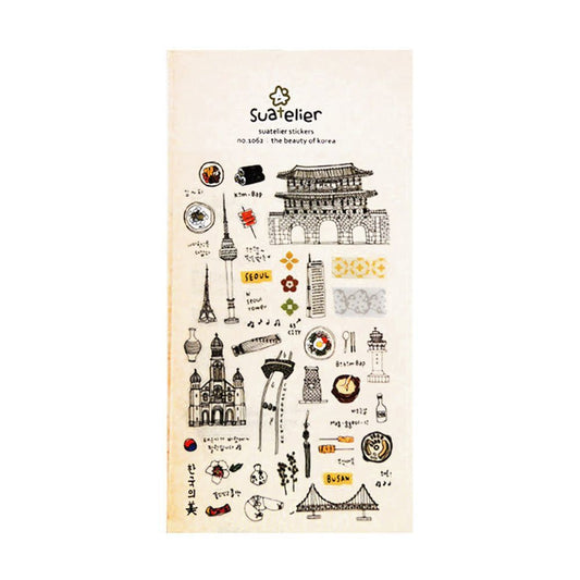 Suatelier stickers - the beauty of Korea
