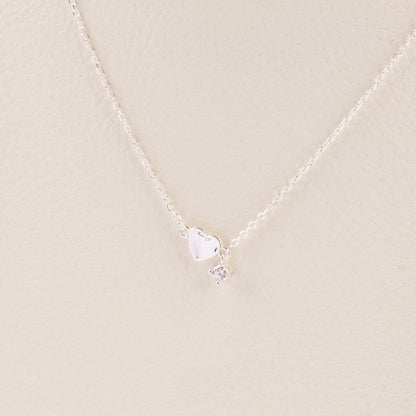 925 Silver Little Love Drop Necklace