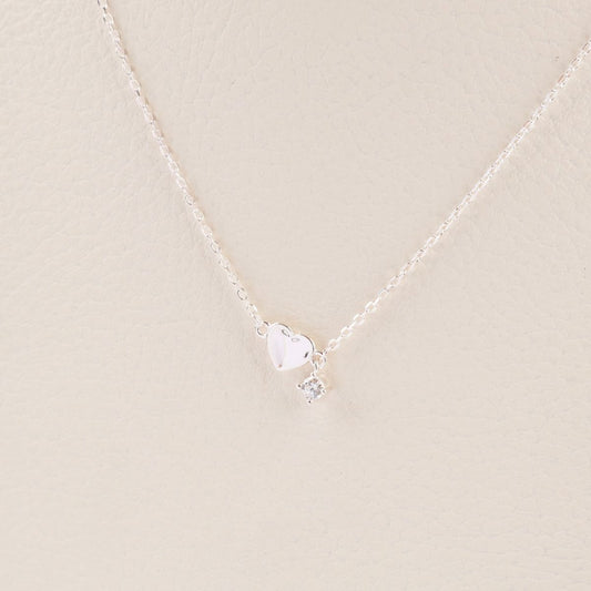925 Silver Little Love Drop Necklace