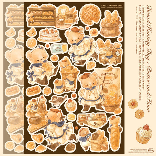 Dear Dolly - Bread Hunting Day Stickers