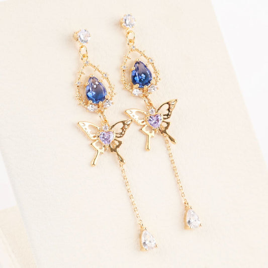 Crystal Flutter Earrings