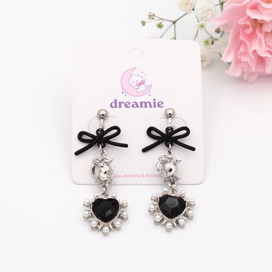 Sweet Bow Bijou Clip-on Earrings