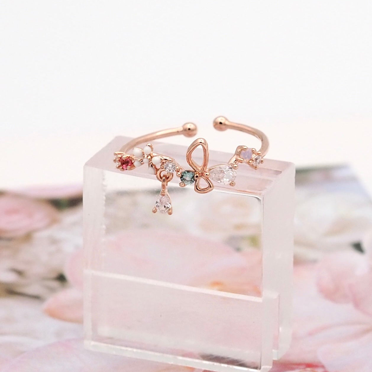 Butterfly Drop Ring