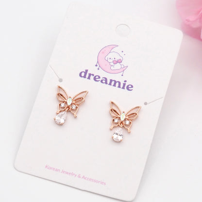 Winged Dewdrop Earrings