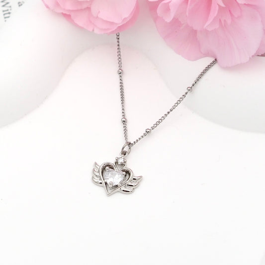 Angel Heart Spark Necklace