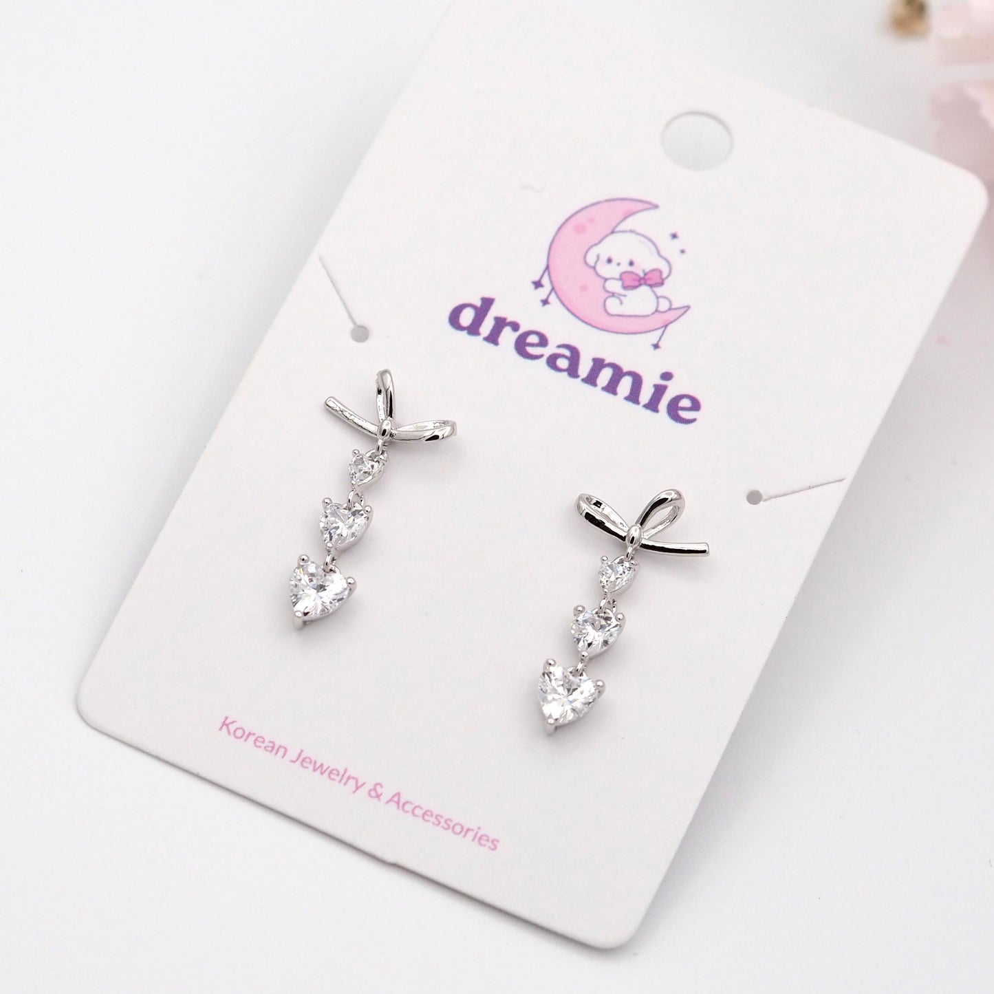 Crystal Bow Earrings
