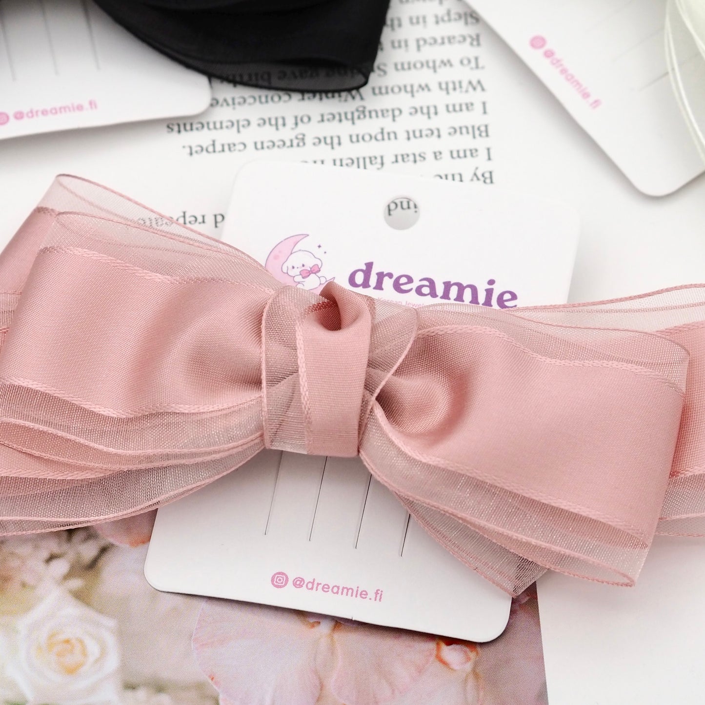Chiffon Bow Hair Clip