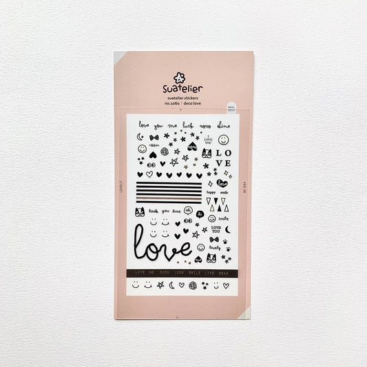 Suatelier stickers - Nail Deco Love