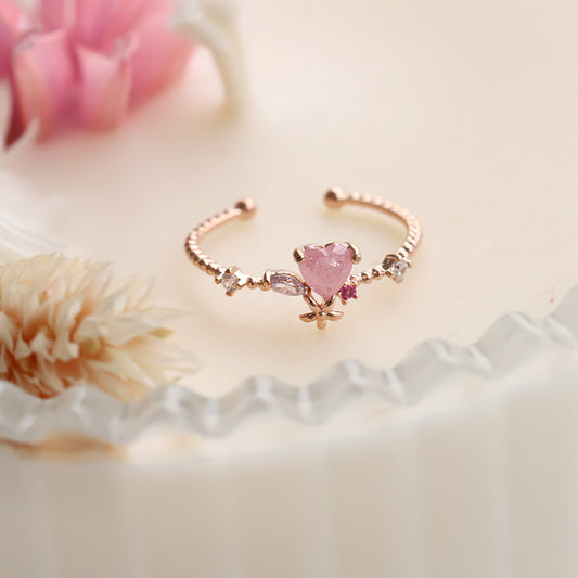 Cupid's Charm Pinkie Ring